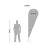 Beachflag Alu Drop 345cm Total Height - 9