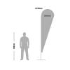 Beachflag Alu Drop 345cm Total Height - 10