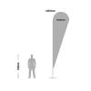 Beachflag Alu Drop 345cm Total Height - 12