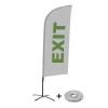 Beach Flag Alu Wind Set 310 With Water Tank Design Exit - 1