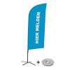 Beach Flag Alu Wind Set 310 With Water Tank Design Sign In Here - 7