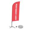 Beach Flag Alu Wind Set 310 With Water Tank Design Sign In Here - 9