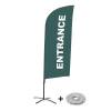 Beach Flag Alu Wind Set 310 With Water Tank Design Entrance - 1