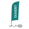 Beach Flag Alu Wind Set 310 With Water Tank Design Open - 0