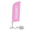 Beach Flag Alu Wind Set 310 With Water Tank Design Open - 1