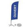 Beach Flag Alu Wind Set 310 With Water Tank Design Open - 2