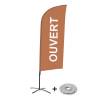 Beach Flag Alu Wind Set 310 With Water Tank Design Open - 3