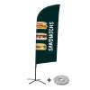 Beach Flag Alu Wind Set 310 With Water Tank Design Sandwiches - 0