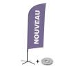 Beach Flag Alu Wind Set 310 With Water Tank Design New - 4