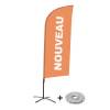 Beach Flag Alu Wind Set 310 With Water Tank Design New - 6