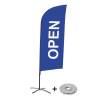 Beach Flag Alu Wind Set 310 With Water Tank Design Open - 9