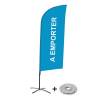 Beach Flag Alu Wind Set 310 With Water Tank Design Take Away - 2