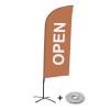 Beach Flag Alu Wind Set 310 With Water Tank Design Open - 11