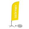 Beach Flag Alu Wind Set 310 With Water Tank Design Open - 14