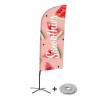 Beach Flag Alu Wind Set 310 With Water Tank Design Smoothies - 1