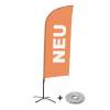 Beach Flag Alu Wind Set 310 With Water Tank Design New - 23