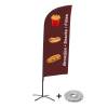 Beach Flag Alu Wind Set 310 With Water Tank Design Snacks - 3