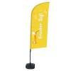 Beach Flag Alu Wind Set 310 With Water Tank Design Fresh Juice - 0