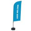 Beach Flag Alu Wind Set 310 With Water Tank Design Sign In Here - 5
