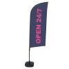 Beach Flag Alu Wind Set 310 With Water Tank Design Open 24/7 - 3