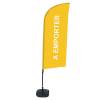 Beach Flag Alu Wind Set 310 With Water Tank Design Take Away - 1