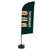 Beach Flag Alu Wind Set 310 With Water Tank Design Sandwiches - 3