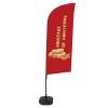 Beach Flag Alu Wind Set 310 With Water Tank Design Spring Rolls - 3