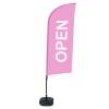 Beach Flag Alu Wind Set 310 With Water Tank Design Open - 24