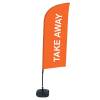 Beach Flag Alu Wind Set 310 With Water Tank Design Take Away - 8