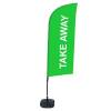 Beach Flag Alu Wind Set 310 With Water Tank Design Take Away - 10