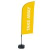 Beach Flag Alu Wind Set 310 With Water Tank Design Take Away - 24