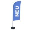 Beach Flag Alu Wind Set 310 With Water Tank Design New - 32