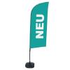 Beach Flag Alu Wind Set 310 With Water Tank Design New - 38