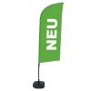 Beach Flag Alu Wind Set 310 With Water Tank Design New - 45