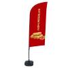 Beach Flag Alu Wind Set 310 With Water Tank Design Spring Rolls - 2
