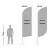 Beachflag Alu Wind 360cm Total Height - 17