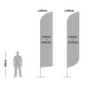 Beachflag Alu Wind 360cm Total Height - 19