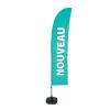 Beach Flag Budget Wind Complete Set New Turquoise Spanish ECO - 14