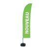 Beach Flag Budget Wind Complete Set New Green French - 16