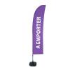 Beach Flag Budget Wind Complete Set Take Away Purple Spanish - 18