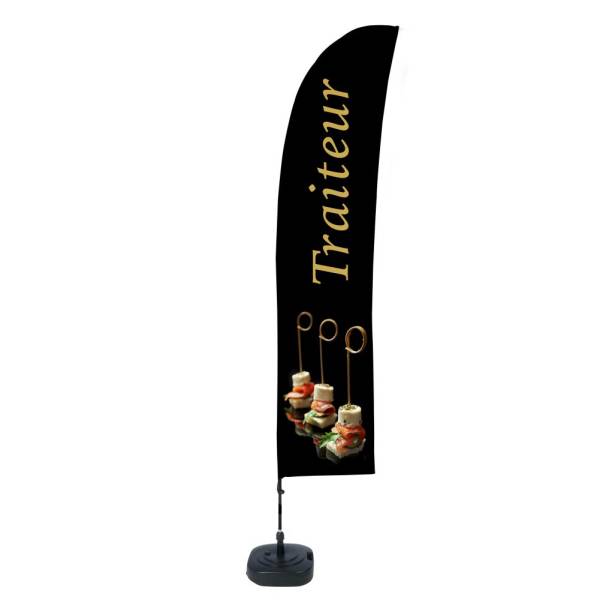 Beach Flag Budget Set Wind velký Caterer French ECO