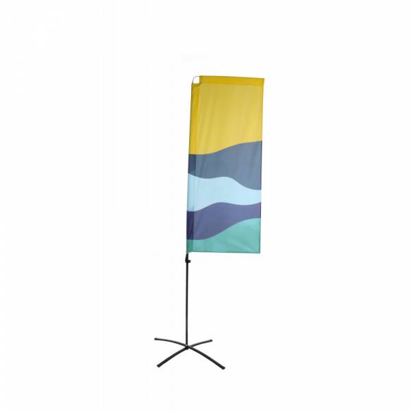 Tlač pre reklamné vlajku Economy, tvar obdĺžnika - ECO