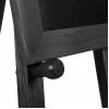 Dřevený stojan pro křídové tabule, černý - 4