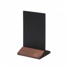 Drevený menu stojanček ekonomický tmavohnedý, 100 mm