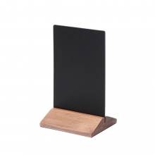Drevený menu stojanček ekonomický svetlohnedý, 100 mm
