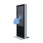 Digitální oboustranný totem s monitorem Samsung 65" s dotykovou fólií