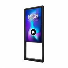 Vonkajší digitálny totem Design s monitorom Samsung
