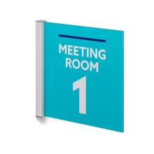 Tlač tabuľky pre informačný systém panel Wall Sign Click 30 x 30 cm