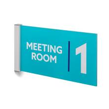 Tlač tabuľky pre informačný systém panel Wall Sign Click 40 x 21 xm