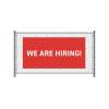 Fence Banner Standard Design Hiring - 1